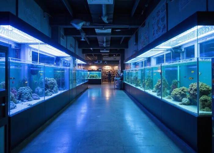 Interior of Gulf Coast Aquatics on Bee Ridge Road